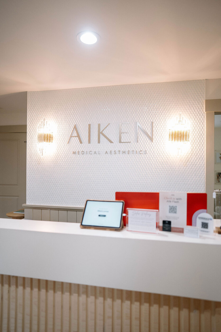 The reception at Aiken Medical Aesthetics, 931 Dougherty Rd, Aiken SC